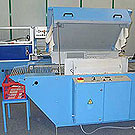 Schrumpftunnel, Oberteil aufgeklappt